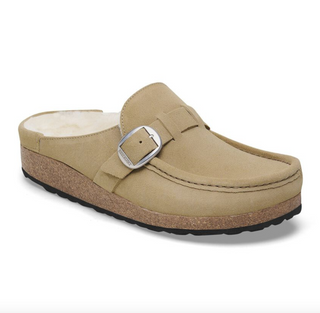 Buckley Shearling Suede Leather - Taupe