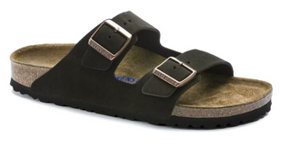 Arizona Soft Footbed Suede Leather - Mocha