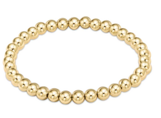 Classic 5mm Bead Bracelet - Gold