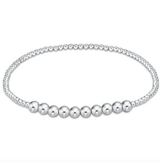 Classic Sterling Beaded Bliss 4MM Bead Bracelet - 2MM Sterling