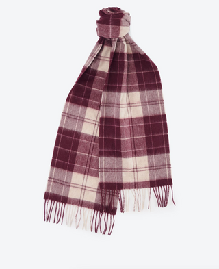 Barbour Tartan Scarf - Cabernet
