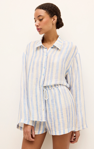 Nico Beach Shirt - Agua