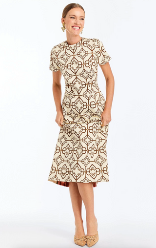 Hampton Convertible Midi - Deco Quatrefoil