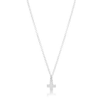 16" Necklace Sterling - Signature Cross Sterling