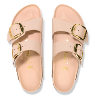 Arizona Big Buckle- High Shine New Beige Leather