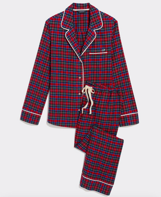 Flannel Sleep Set - Yuletide Tartan Red