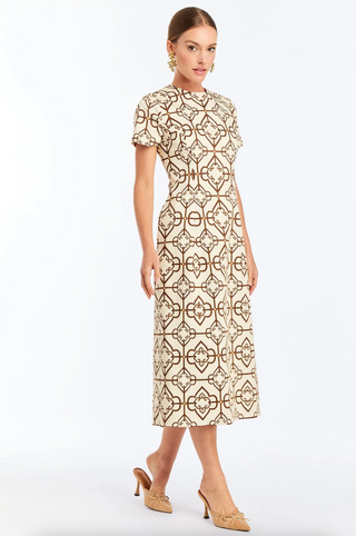Hampton Convertible Midi - Deco Quatrefoil