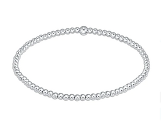 Classic Sterling 2.5mm Bead Bracelet - Silver
