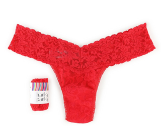 Signature Lace Lowrise Thong Wrapped