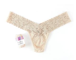 Signature Lace Lowrise Thong Wrapped