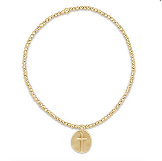 Classic Gold 2mm Bead Bracelet - Inspire Love Small