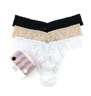 Signature Lace Original Thong Wrapped