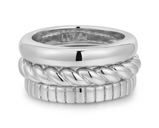 The Kiara Ring Set - Silver