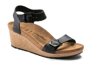 Soley Nubuck Leather - Met Black