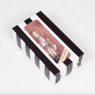 Pink Nutcracker Boxed Glass Ornament