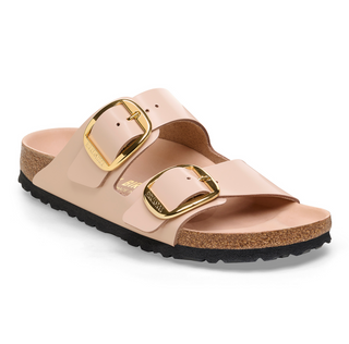 Arizona Big Buckle- High Shine New Beige Leather