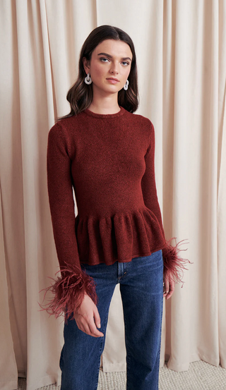 Jovi Sweater - Wine