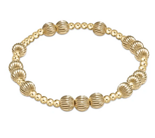 Hope Unwritten Dignity 6MM Bead Bracelet - Gold