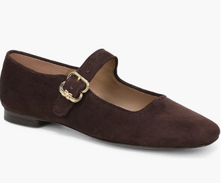Michaela Flat - Chocolate Suede