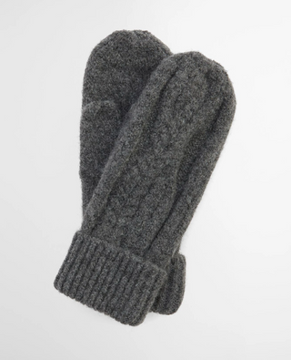 Barbour Elsdon Knitted Mittens - Grey
