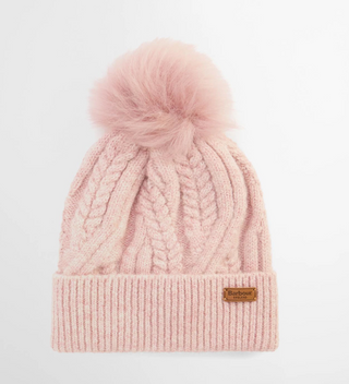 Barbour Elsdon Beanie Hat - Gardenia