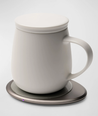 Ui Plus Self-Heating Mug Set - Jasmine White