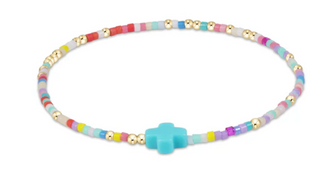 Hope Unwritten Signature Cross Bracelet - Hot Mess