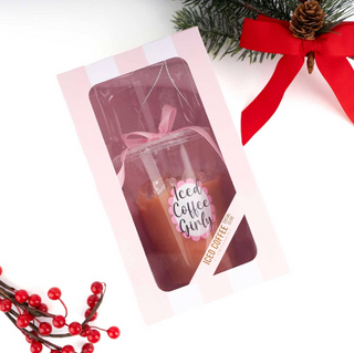 Iced Coffee Boxed Glass Ornament