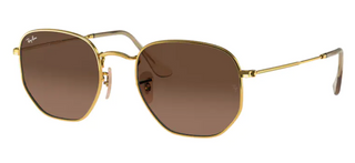 RB3548N Hexagonal - Gold Brown Gradient Grey