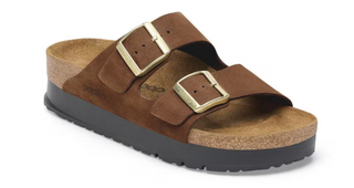 Arizona Flex Platform Nubuck Leather - Dark Tea
