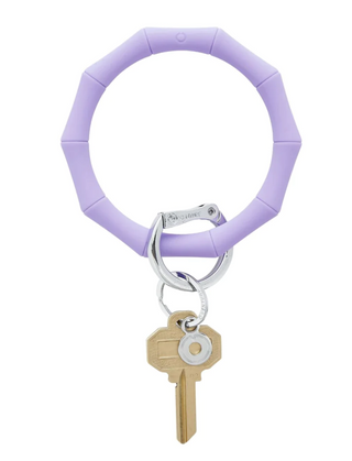 Silicone Big O Key Ring - In The Cabana Bamboo