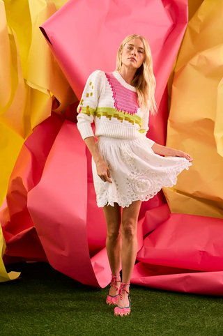 Sully Pullover - Multi/White