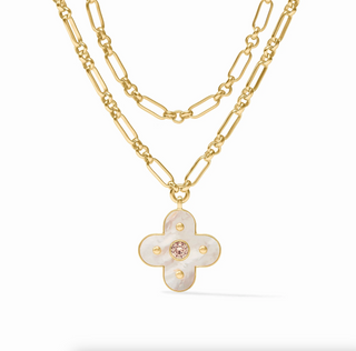 Colette Statement Necklace-Champagne-OS