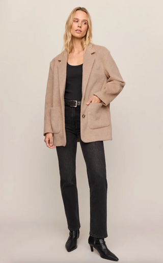Hutton Oversize Blazer - Classic Camel