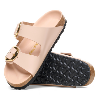 Arizona Big Buckle- High Shine New Beige Leather