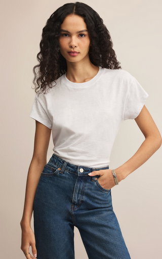 Modern Slub Tee - White