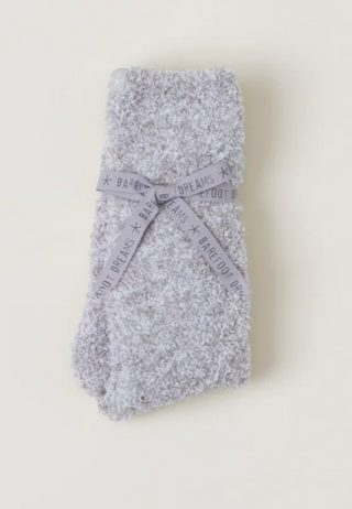 CozyChic Heathered Socks - Oyster White