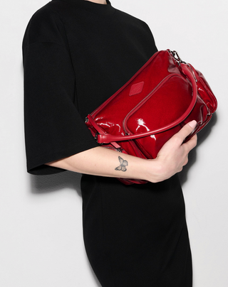 Gloss Small Chelsea Crossbody - Apple