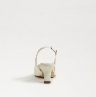 Bianka Slingback Pump - Mesh Modern Ivory