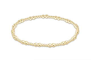 together gold 3mm bracelet