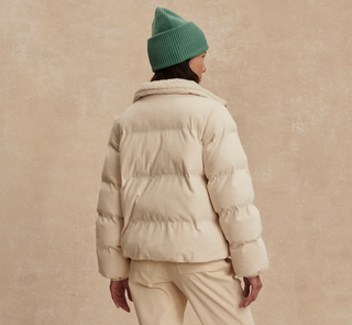 Brackley Cord Puffer Jacket - Birch