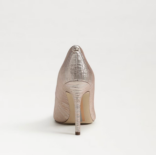Hazel Heel - Gold Plisse