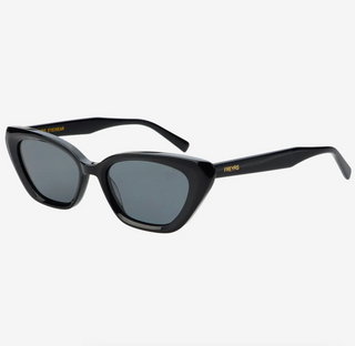 Mia Acetate Cat Eye Womens Sunglasses - Black