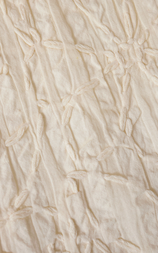 Angel Eyes Textured Midi Dress - Champagne