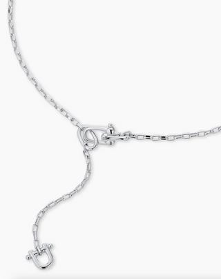 Atlas Delicate Lariat - Silver