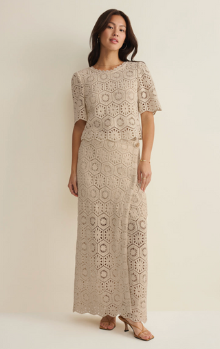 Raquel Lace Top - Natural