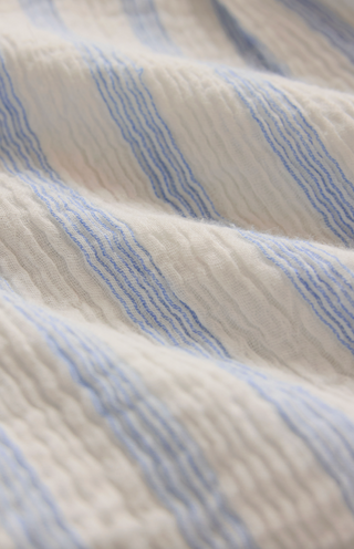 DAYLIGHT STRIPED AIRY SHORT - SEA SALT