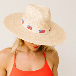 Ivory America Palm Hat