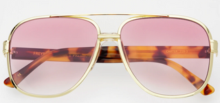 Carter Unisex Aviator Sunglasses - Rose