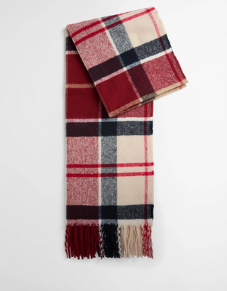 Deanna Tartan Scarf - Light Cardinal Tartan